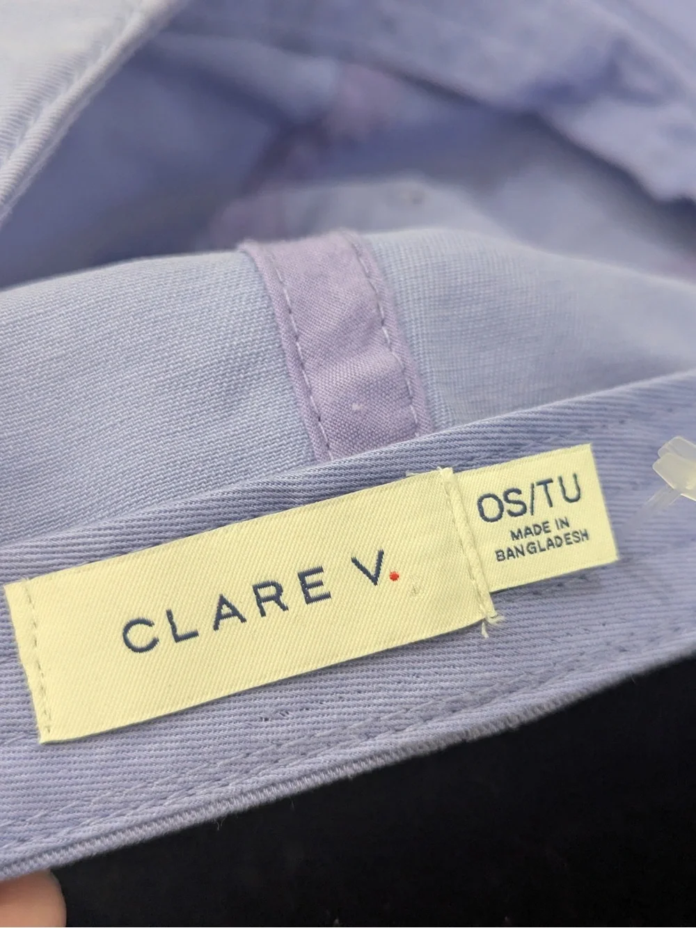 Clare V Sky Blue Baseball Cap